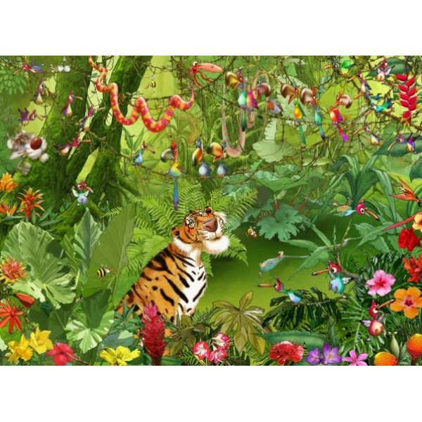 Ruyer Francois, Dżungla (2000el.) - Sklep Art Puzzle